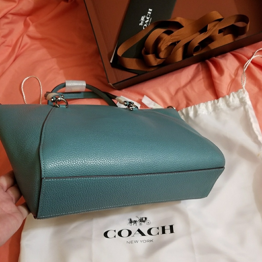 *Traded* COACH Pebble Leather Prairie Satchel - Picture 3 of 8